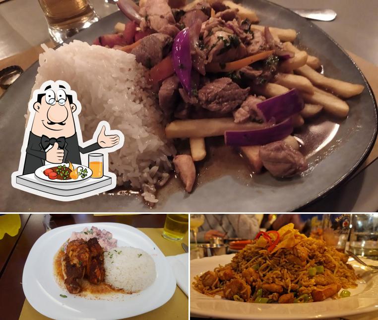 Lomo saltado al Mi Peru Ristorante