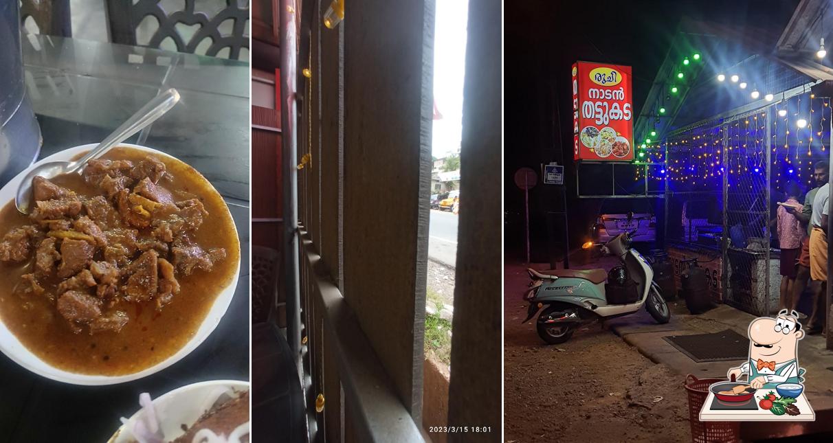 Chicken curry at Ruchi Nadan Thattukada