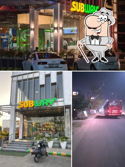 Check out how Subway Hoshiarpur Road looks outside