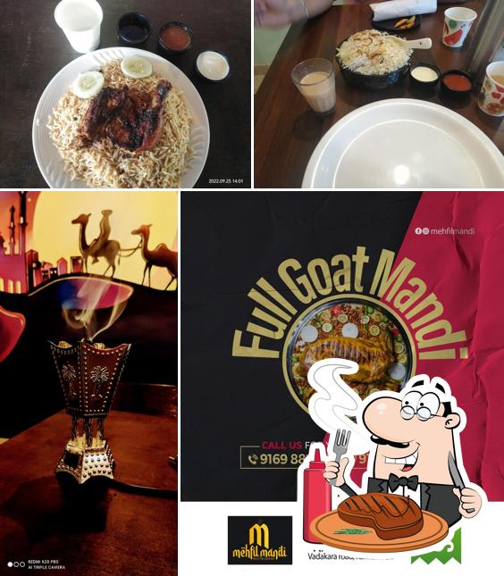 Order meat meals at mehfil mandi