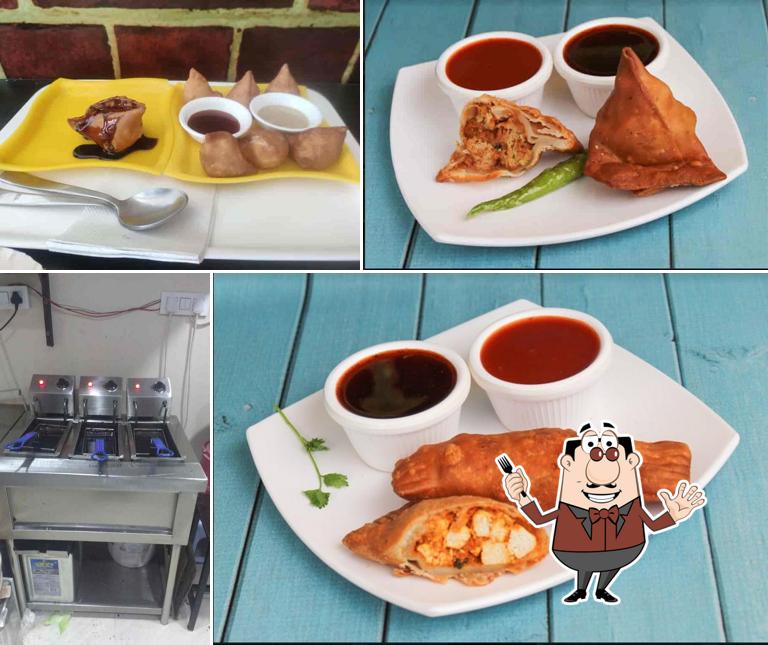 Food at Samosa Junction Peermuchalla