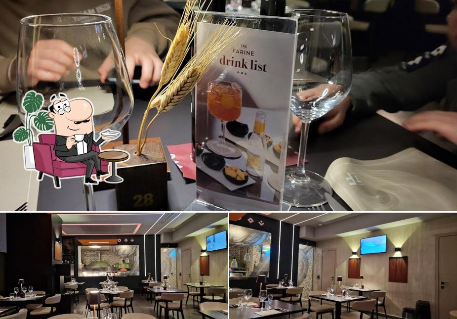 Questa è la foto che mostra la interni e cibo di Tre Farine Aversa Questa è la foto che mostra la interni e cibo di Tre Farine Aversa