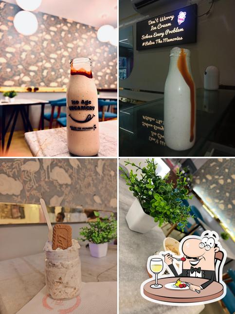 Food at Ice Age Creamery