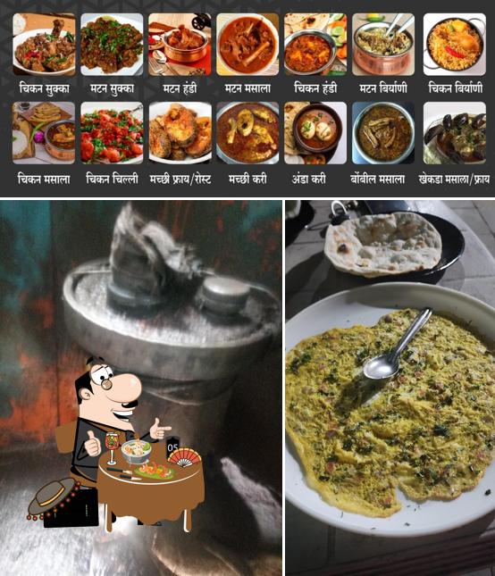 Food at Raj Hotel