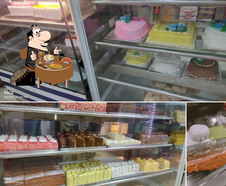 Food at Babu Bakery and Ghee Sweets