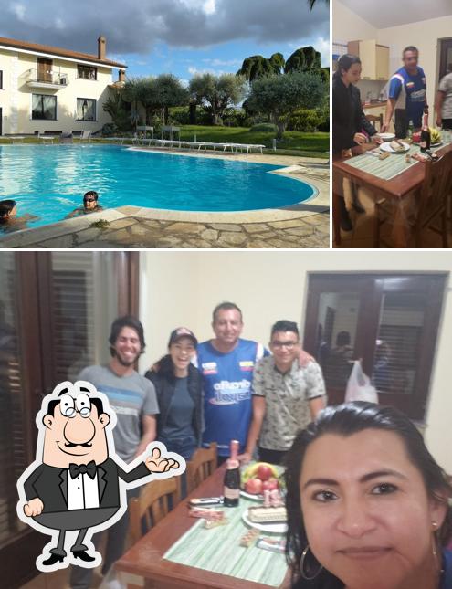 Gli interni di Borgo Del Mastro