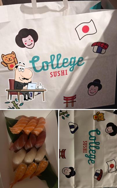 College Sushi Forlì si caratterizza per la interni e cibo