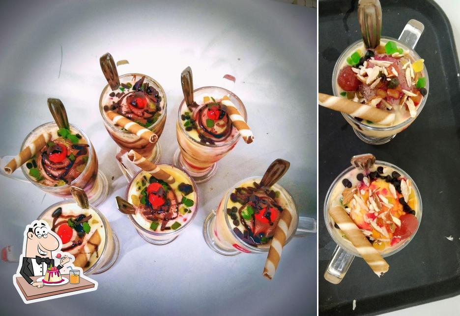 Hotel Menu & Cafe offers a selection of desserts