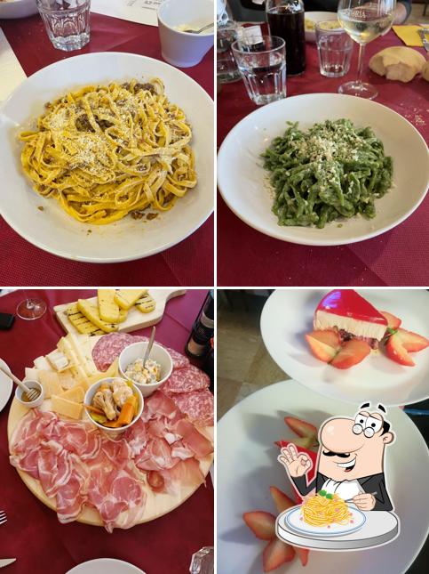 Spaghetti alla carbonara al Osteria La Baita