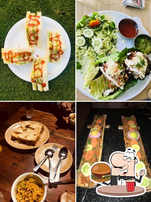 Try out a burger at V E G G I E S