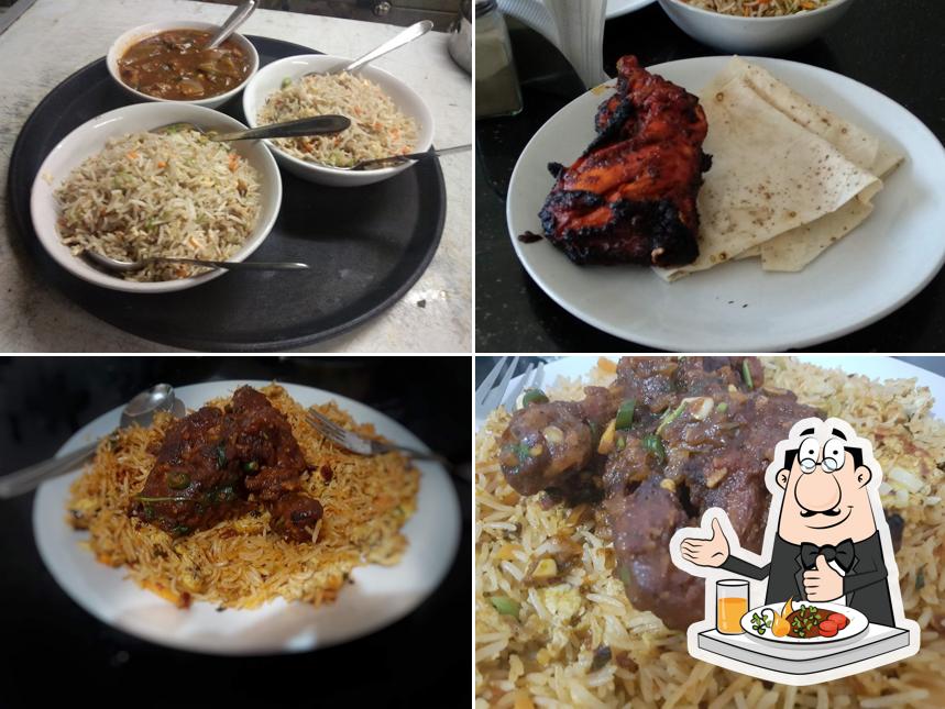 Food at Bar-B-Que Inn