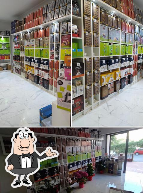 Dai un'occhiata agli interni di COFFEE SHOP : VENDITA INGROSSO/DETTAGLIO CAFFE': GRANI -CIALDE- CAPSULE ORIGINALI E COMPATIBILI