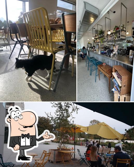 Gli interni di Café du Loup