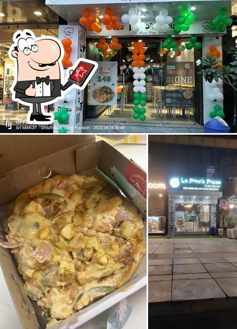 La Pino’z Pizza is distinguished by exterior and meat
