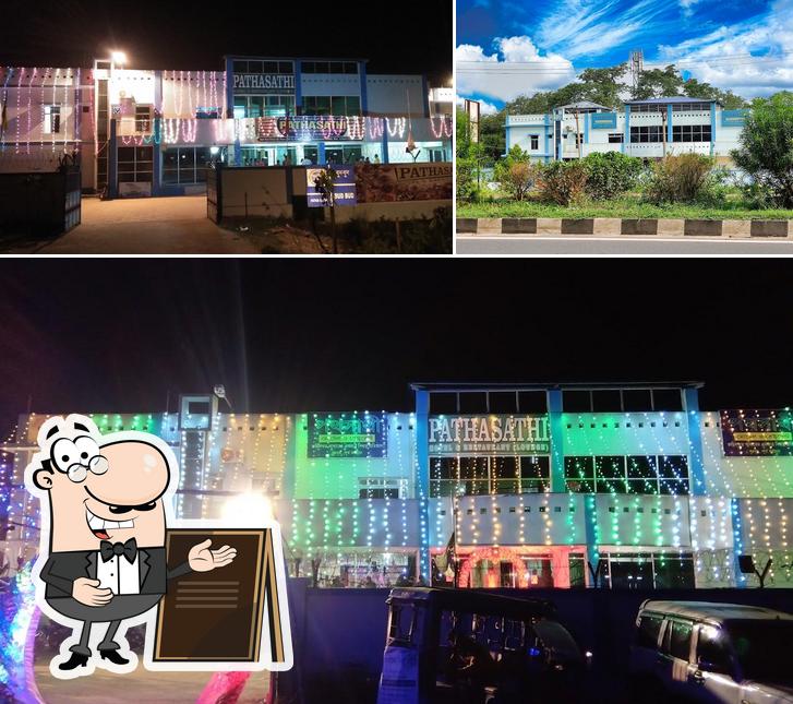 The exterior of Pathasathi Hotel & Restaurant