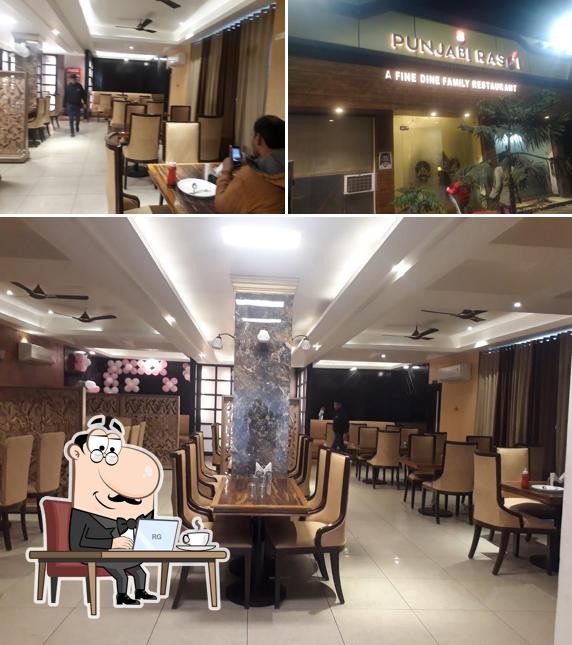 Take a look at the image displaying interior and exterior at Punjabi Rasoi
