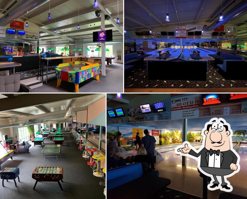 Gli interni di Bowlingcenter Schindellegi