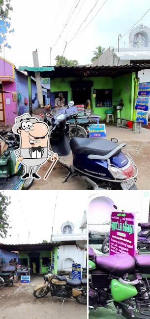 The exterior of Hotel Swetha