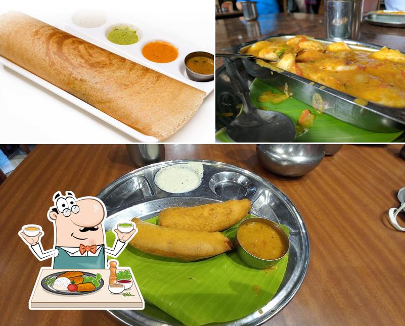Food at Saravana Bhavan