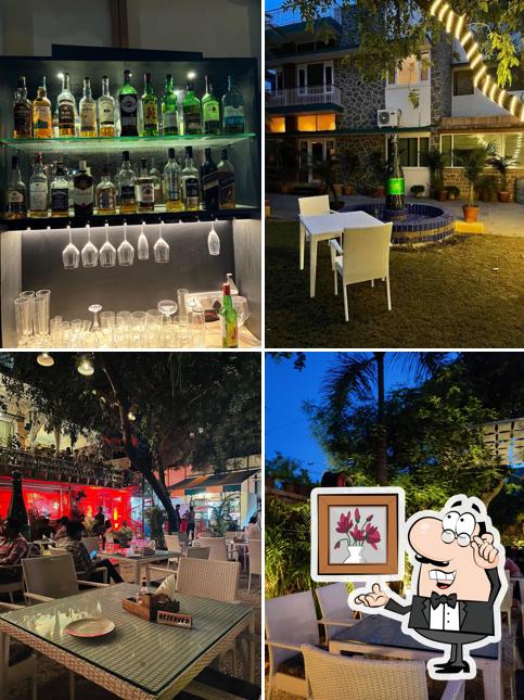 The interior of Bungalow 12