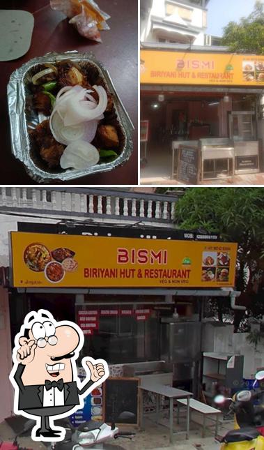 The picture of interior and exterior at Bismi Biriyani Hut & Restaurant