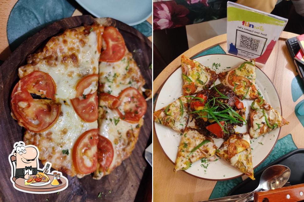Order pizza at Funeats - Pure Veg Cafe & Restaurant Party Place