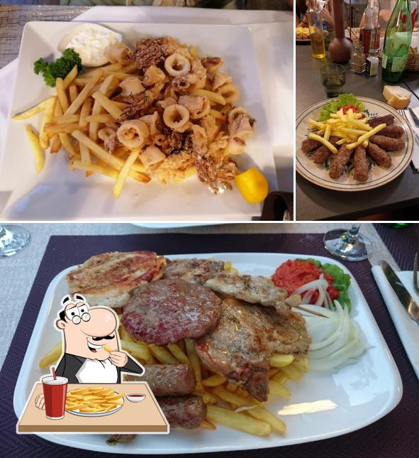 Patatine fritte al Konoba Alta Marea