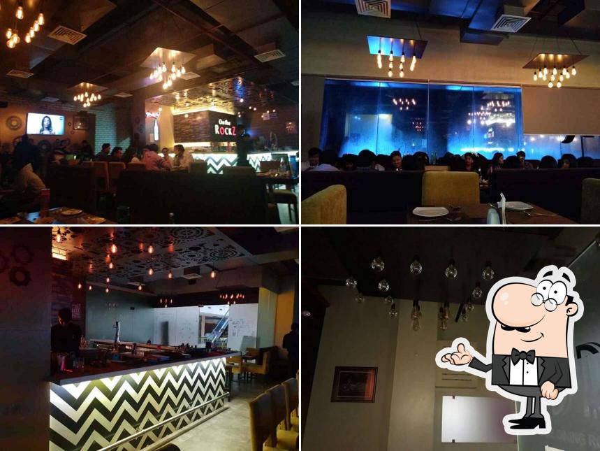 The interior of On The Rockz