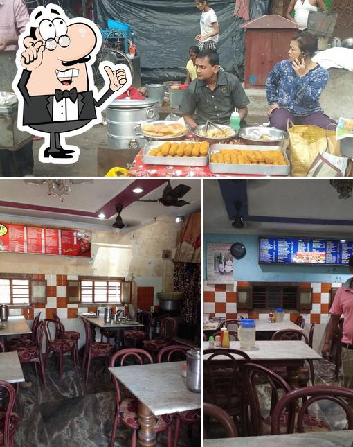 The interior of Amarjit Hotel and Restaurant