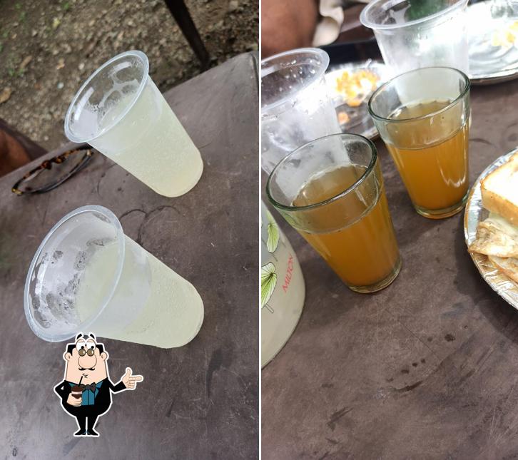 Enjoy a beverage at Deepu Da Maggie Point