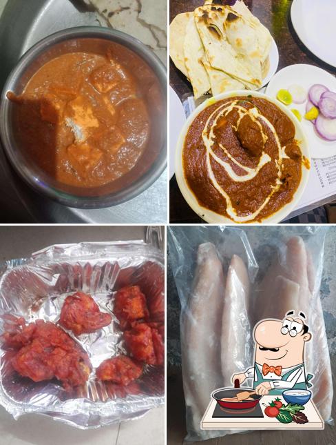 Chicken curry at Divya Foods