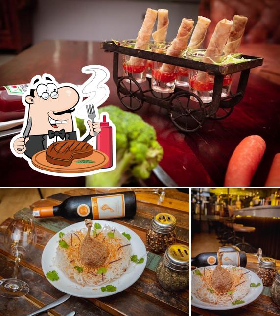 Get meat dishes at The Castle Microbrewery & Kitchen