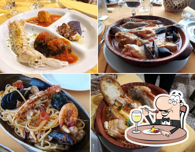 Platti al Trattoria Adriatica