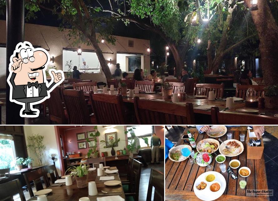 Check out how Under the jamun tree restaurant looks inside