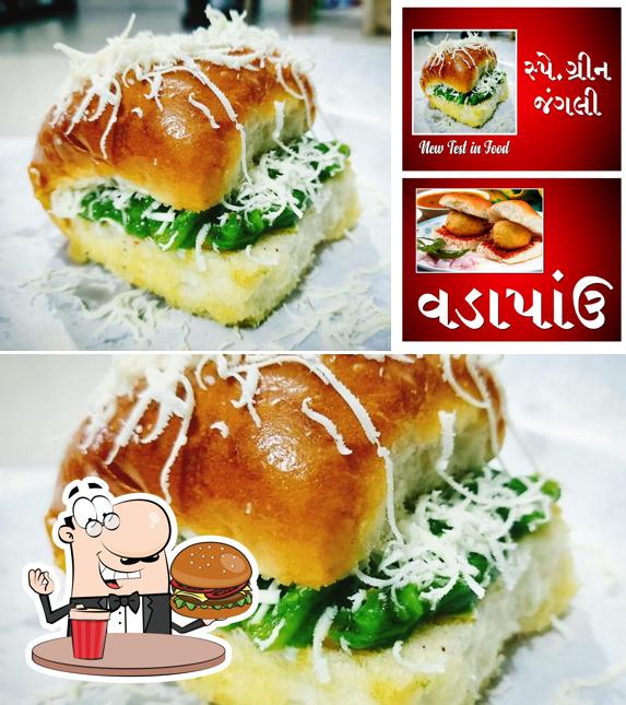 Get a burger at murlidhar food point ( murlidhar group)