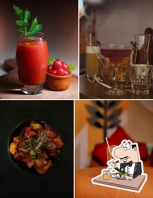 Food at V Bar