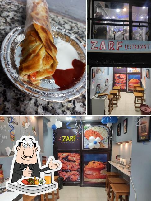 Food at Zarf Restaurant