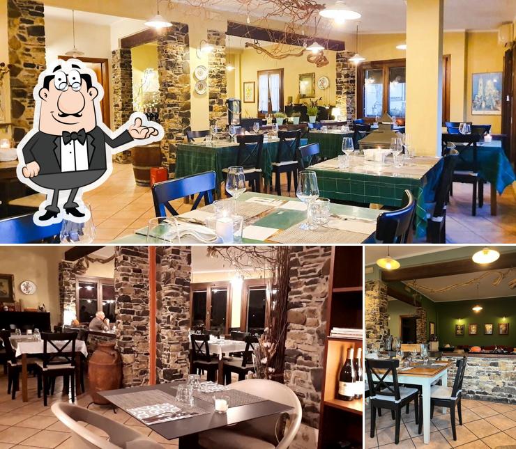 Gli interni di Osteria Paolomaria