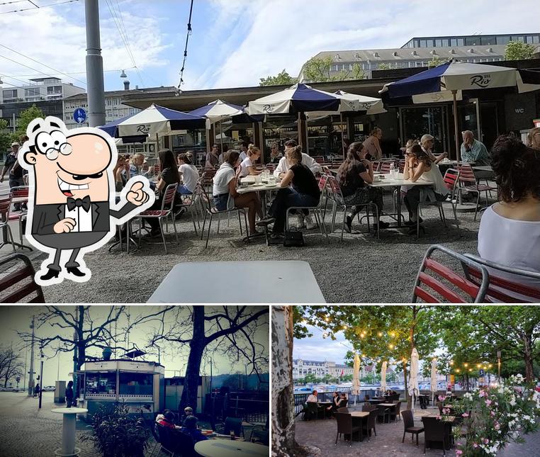 Gli interni di Imbiss Riviera