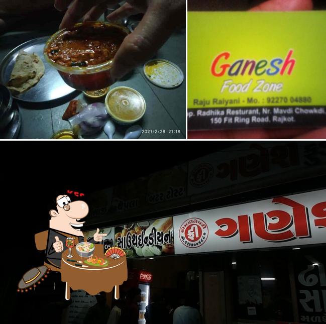 Food at Ganesh Restaurant