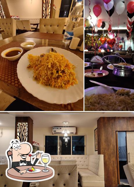 The image of Hotel Aalishan’s food and interior
