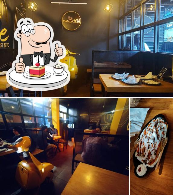 Cafe Manakeesh offers a number of desserts