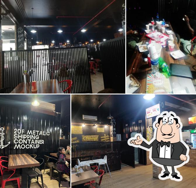 Take a seat at one of the tables at Chikeys Nadapuram