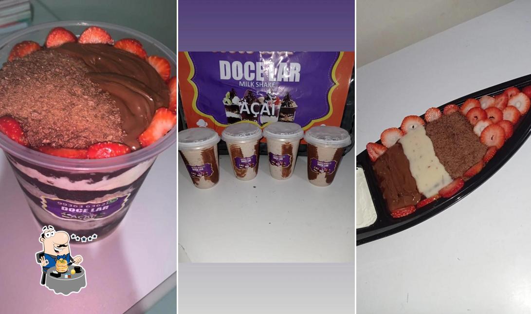 Doce lar milk-shake e açaí