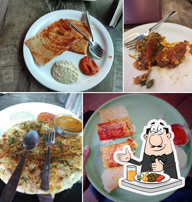 Food at Hotel Real Hanuman Resto Veg