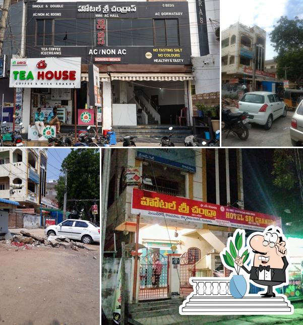 The exterior of Hotel Sri Chandra