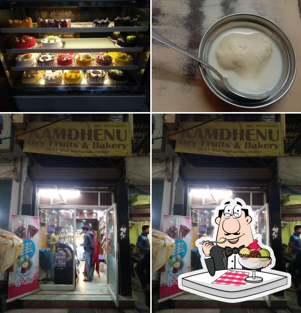 Kamdhenu Dry Fruits & Bakery offers a variety of sweet dishes