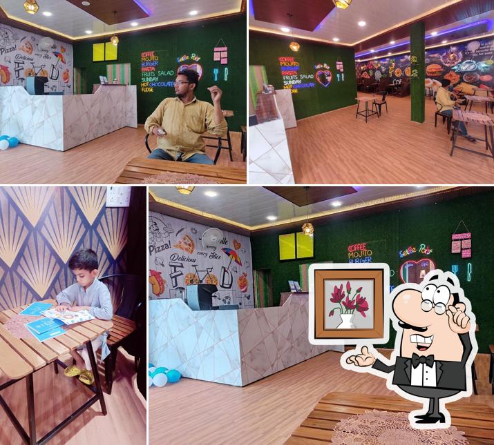 The interior of Peace cafe serving love