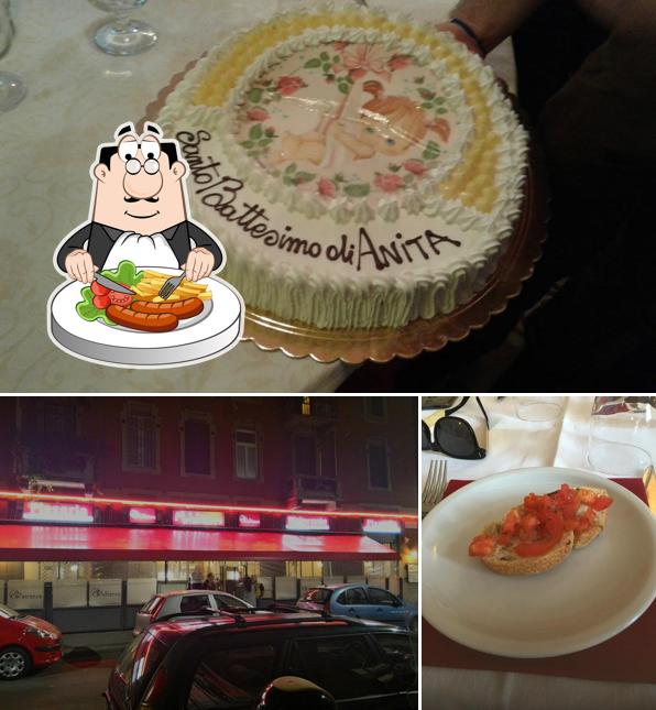 La foto di cibo e esterno da Ristorante Pizzeria Melabianca
