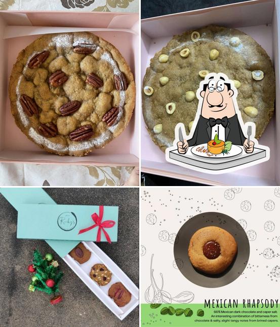 Food at Ricky's Cookies